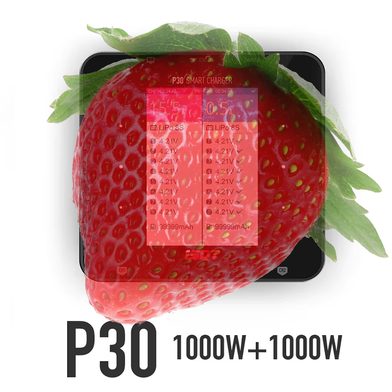 Drone Racing Charger - ISDT P30 Dual-Balance-Ladegerät Signalkanal MAX 1000W