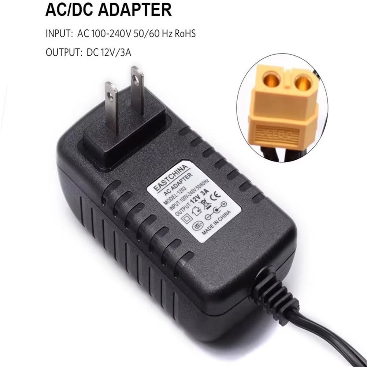 Drone Racing Charger - (ABGQ) Lipo-Akku-Ladegerät, Netzteil, 12 V, 3