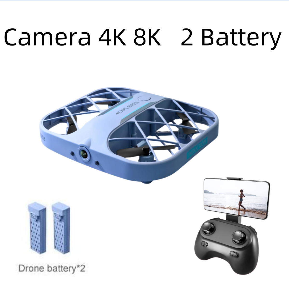 Drone Racing Battery - JJRC H107 FPV RC-Drohne mit 2